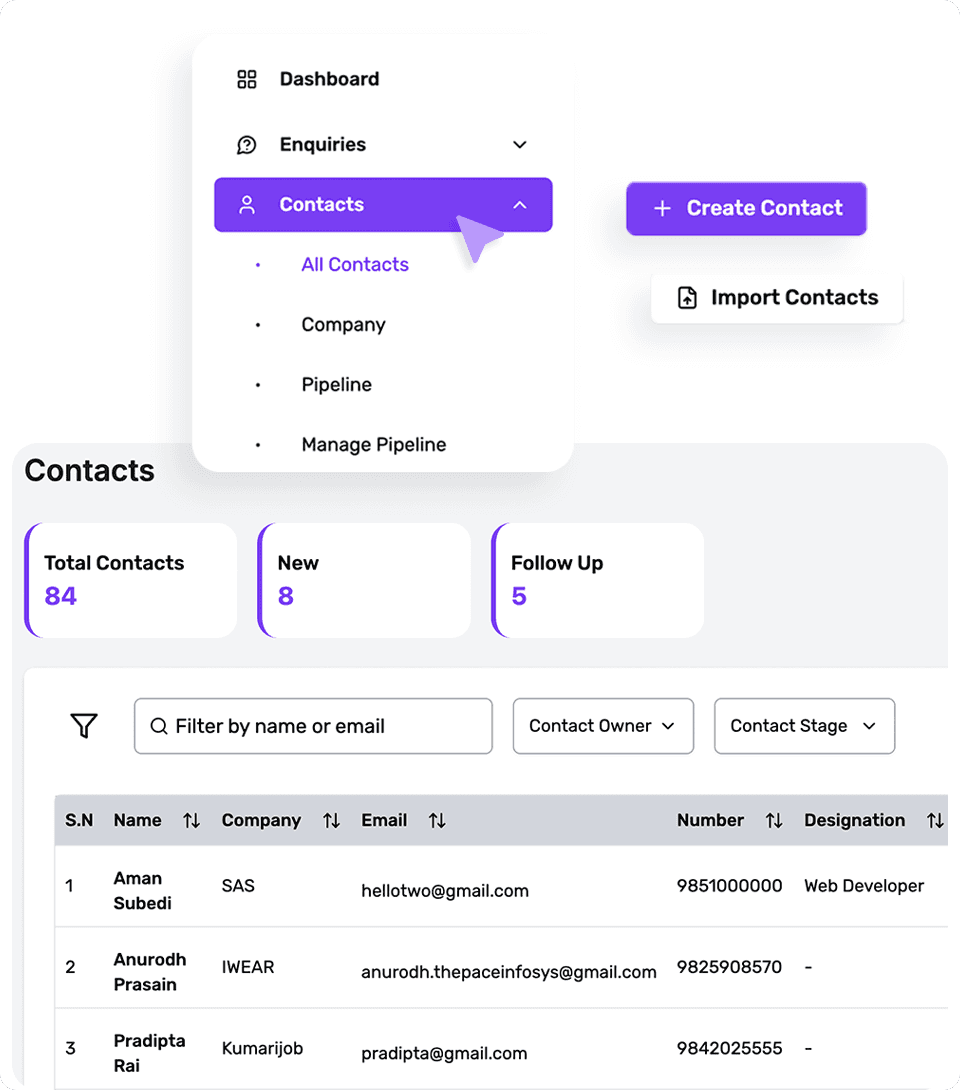 Pace CRM Feature: Centralized Customer Info