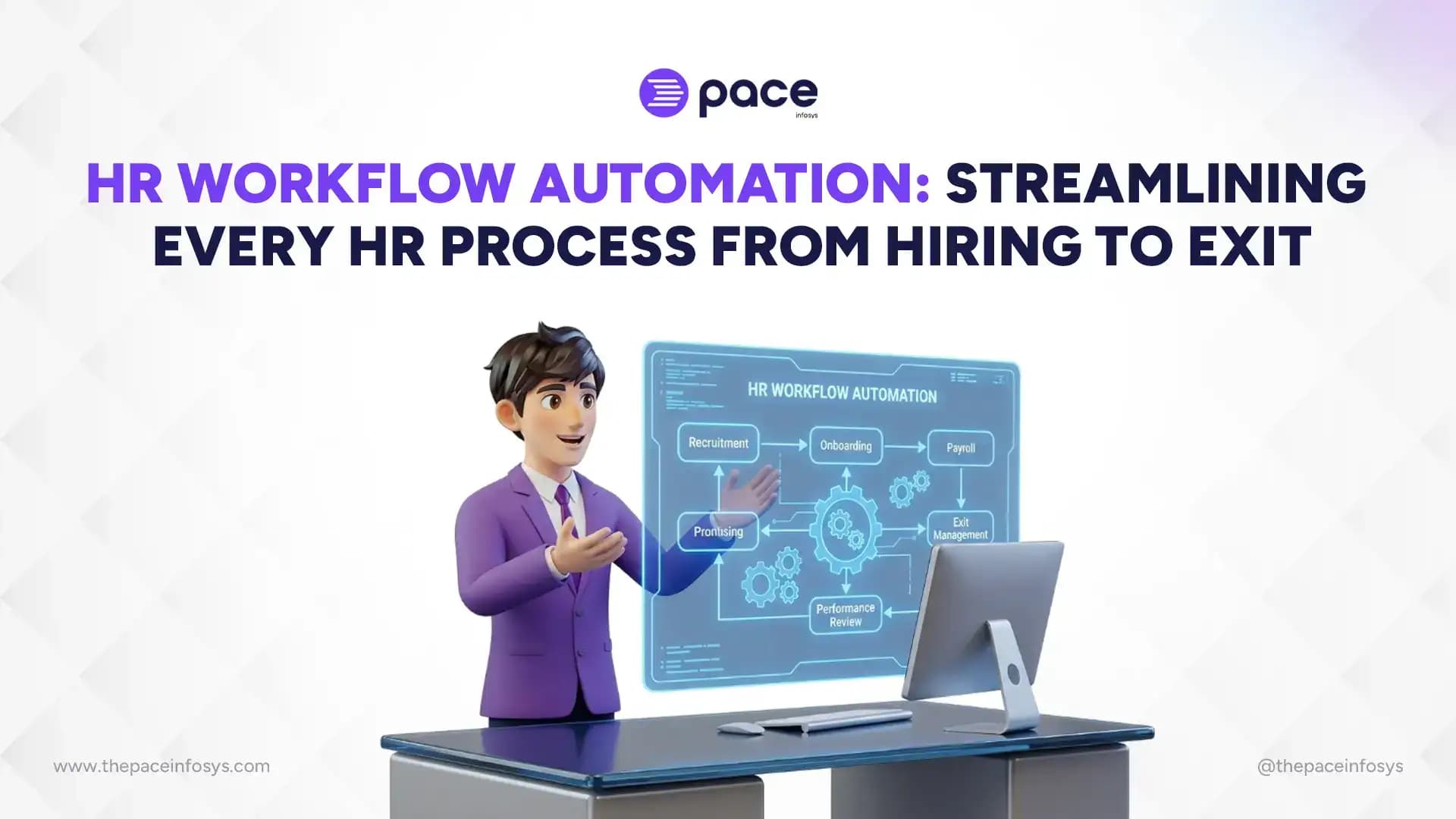 HR workflow automation, streamline HR processes, automated HR workflows, HR process automation, Pace HRMS