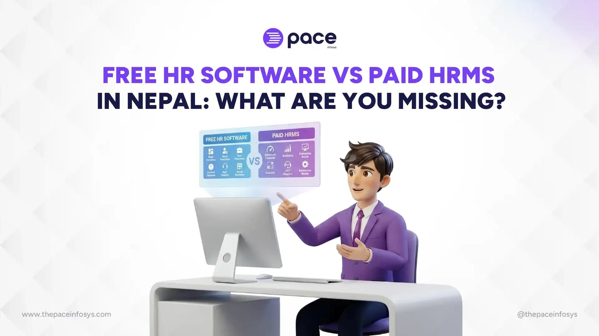 free HR software Nepal, paid HRMS Nepal, HR software comparison Nepal, HRMS vs free tools, HR software limitations Nepal