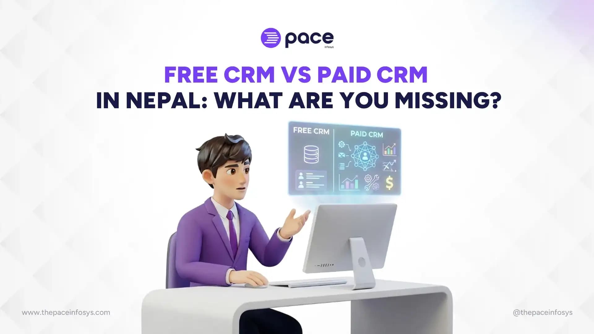 free CRM Nepal, paid CRM Nepal, CRM comparison Nepal, CRM vs free tools, CRM limitations Nepal